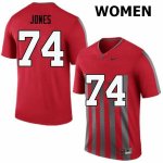 NCAA Ohio State Buckeyes Women's #74 Jamarco Jones Throwback Nike Football College Jersey KFT5745PZ